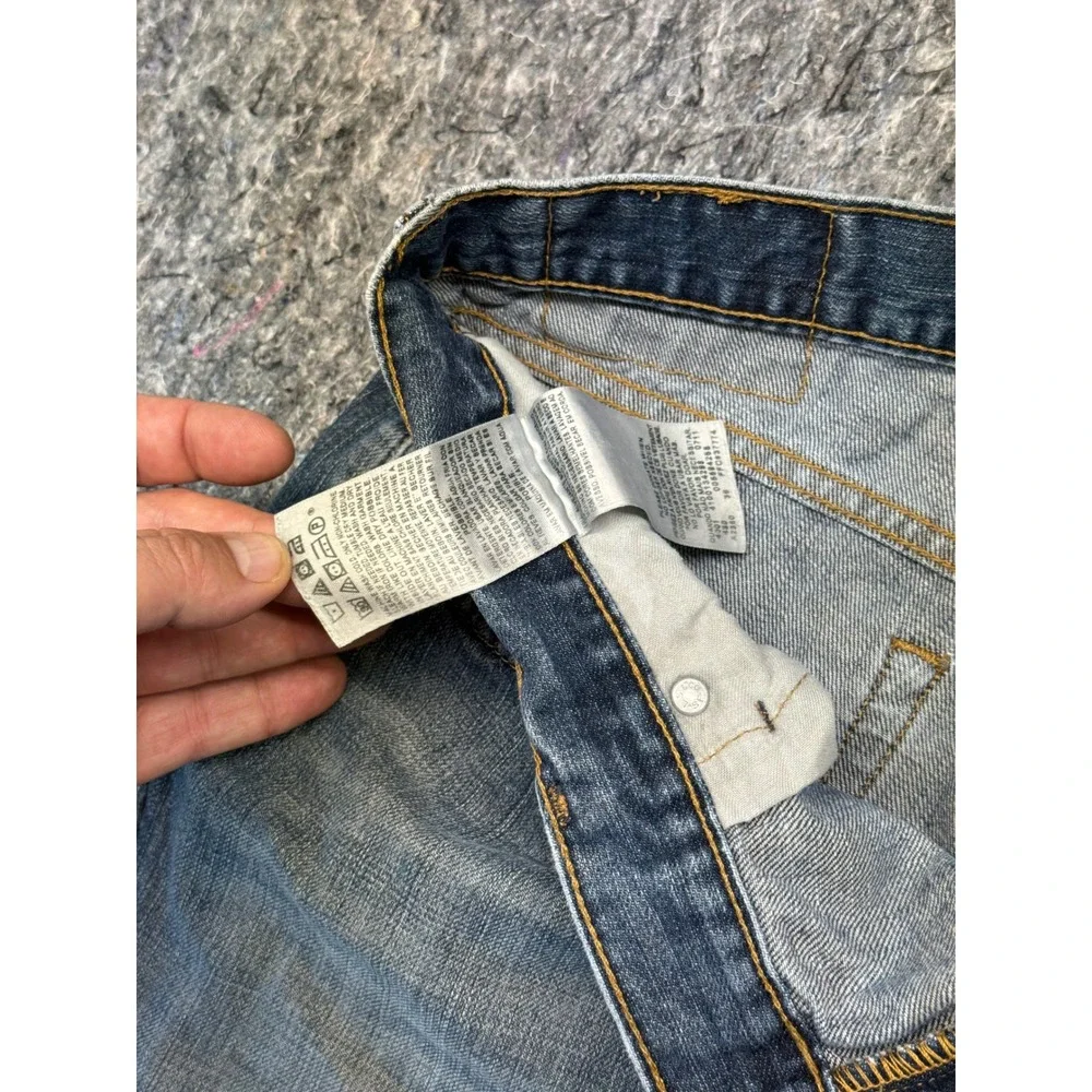 Levis 559 Relaxed Straight Mens Blue Denim Jeans 38x34 Medium Wash Classic